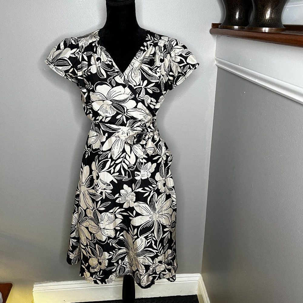 Banana Republic Flower Wrap Dress